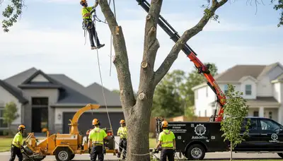Professional landscaping and tree removal in Shawnee OK by Chop Chop Tree experts