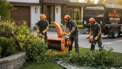 Professional shrub removal service improving yard curb appeal in Shawnee, OK