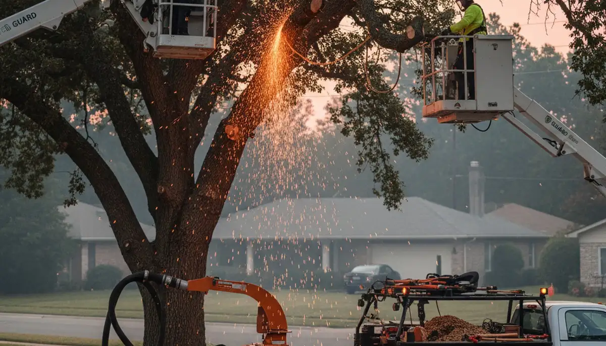 Professional tree removal service in Shawnee, OK by certified local arborists